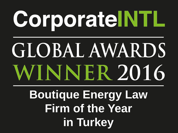 2016 Global Awards - Boutique Energy Law Firm of the Year in Turkey